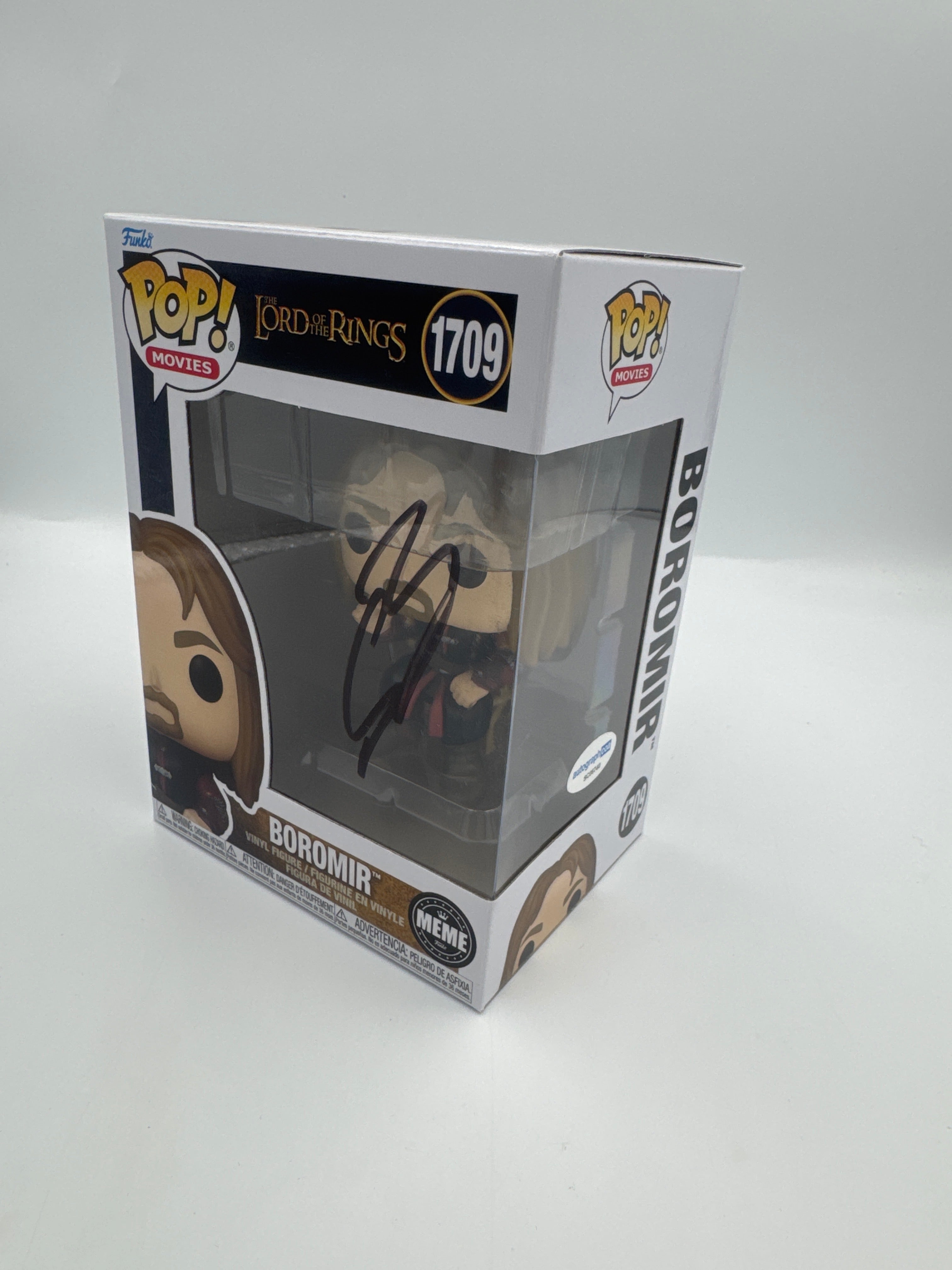 Boromir - #1709 - Funko Pop! - Movies - Lord of the Rings - Signed By Sean Bean- Certified Pop