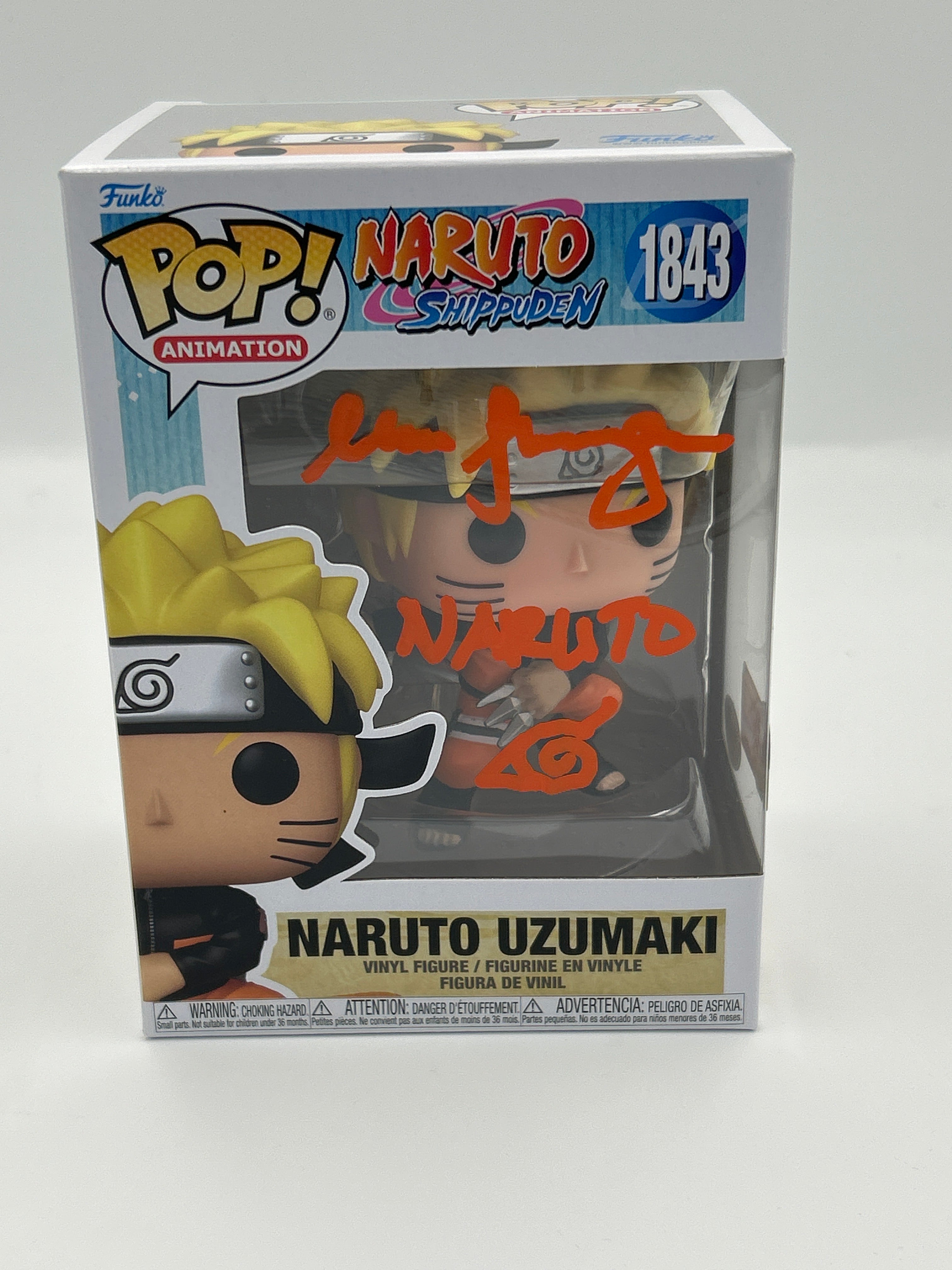 Naruto - #1843 - Funko Pop! - 7BAP Signature Series - Signed by Maile Flanagan -30 PCS