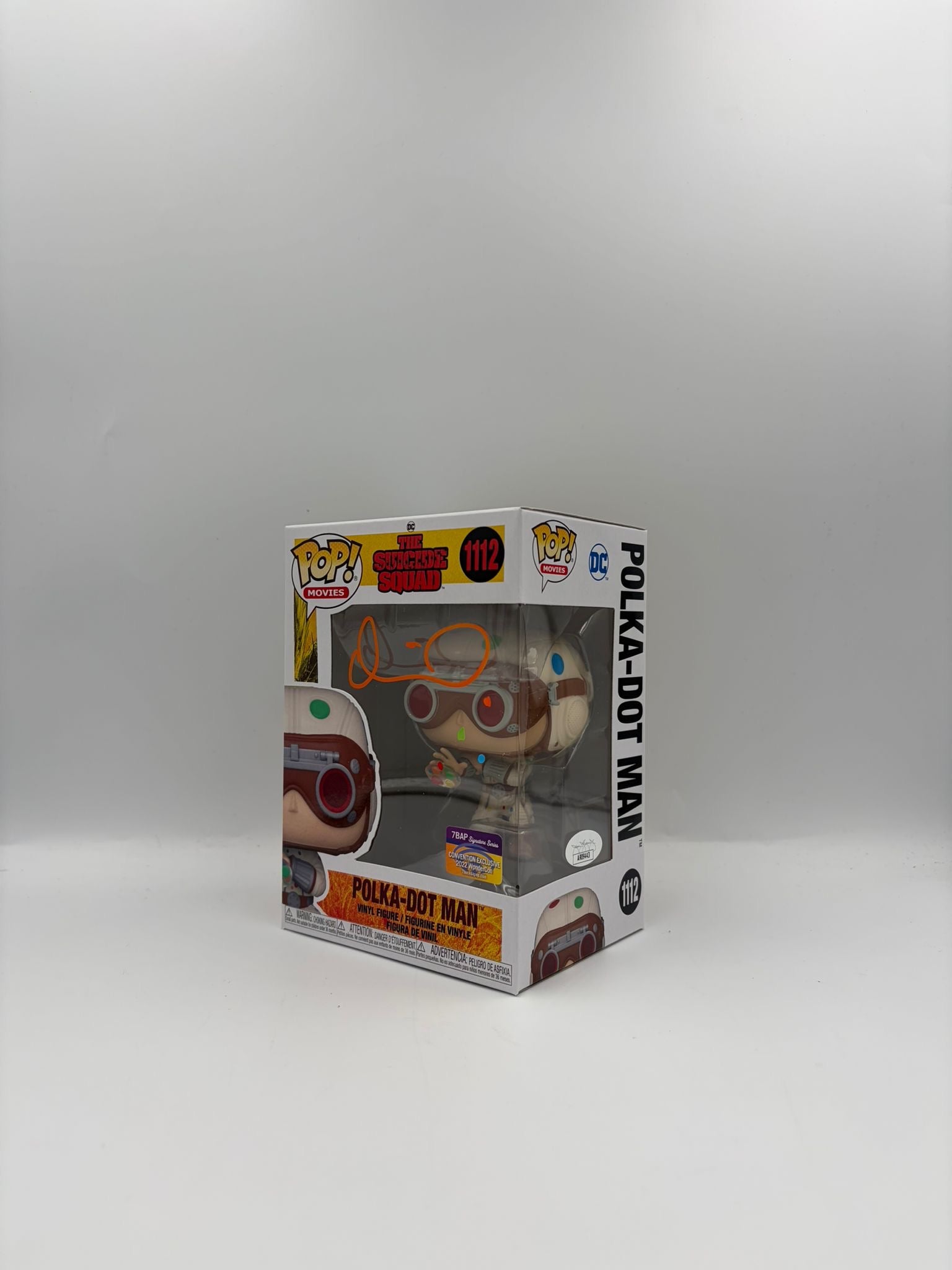Polka Dot Man -  #1112 - Animation - The suicide Squad- Signed By David Dastmalchain - 7BAP Certified Funko Pop!
