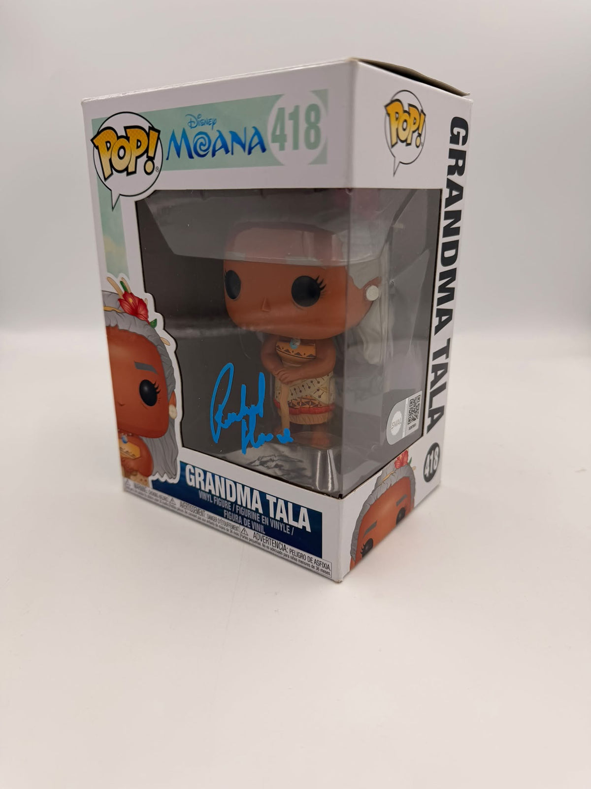 GRANDMA TALA - #418 - Funko Pop! - DISNEY Moana - Signed Rachael House - ACOA Certificate