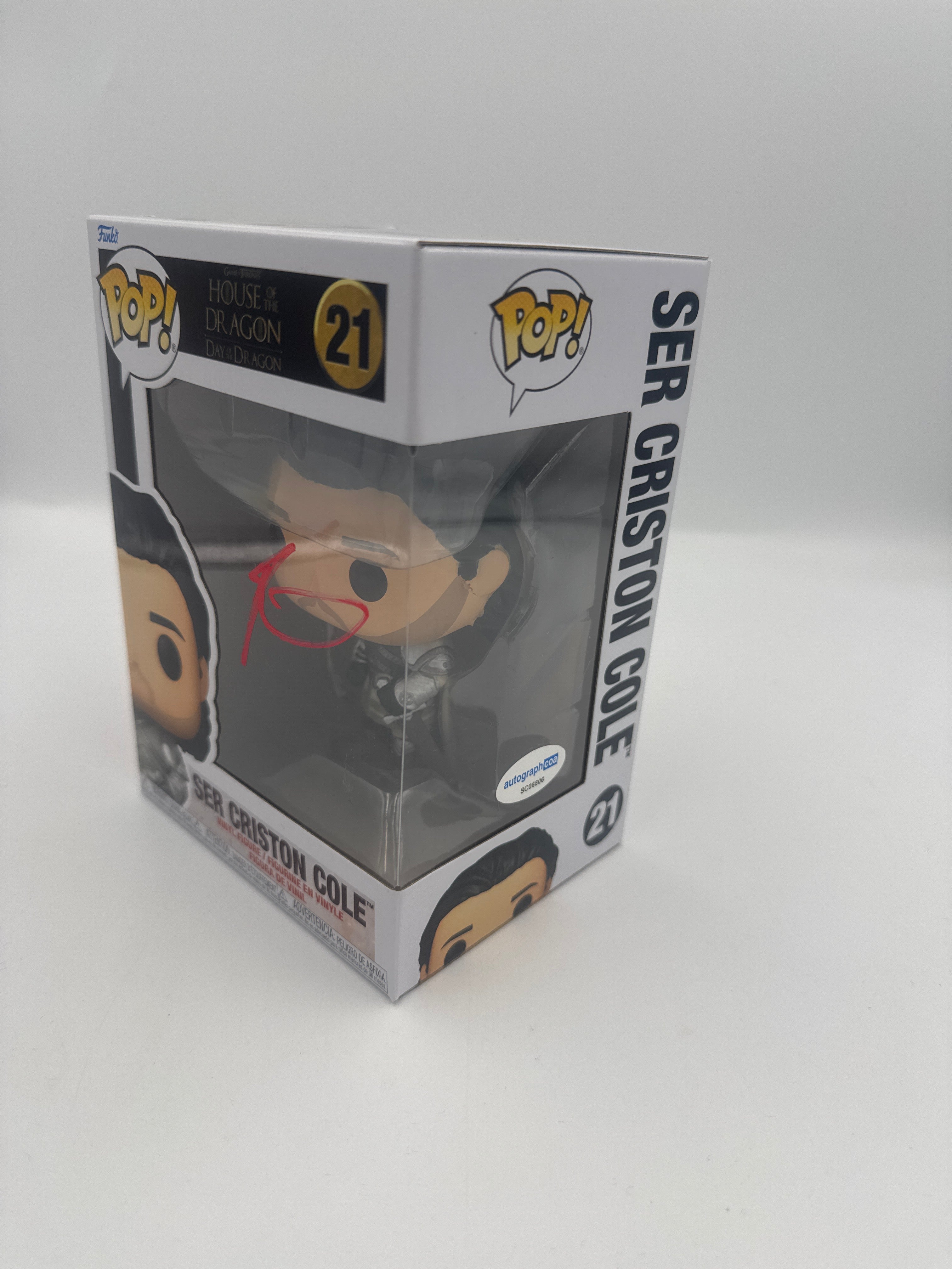 Ser Criston Cole  - #21 - Funko Pop! - House Of The Dragon - Signed By Fabian Frankle