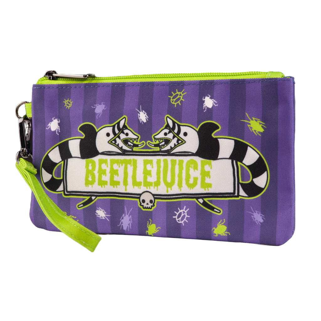 Beetlejuice Beetle Juice Wristlet Wallet - Loungefly