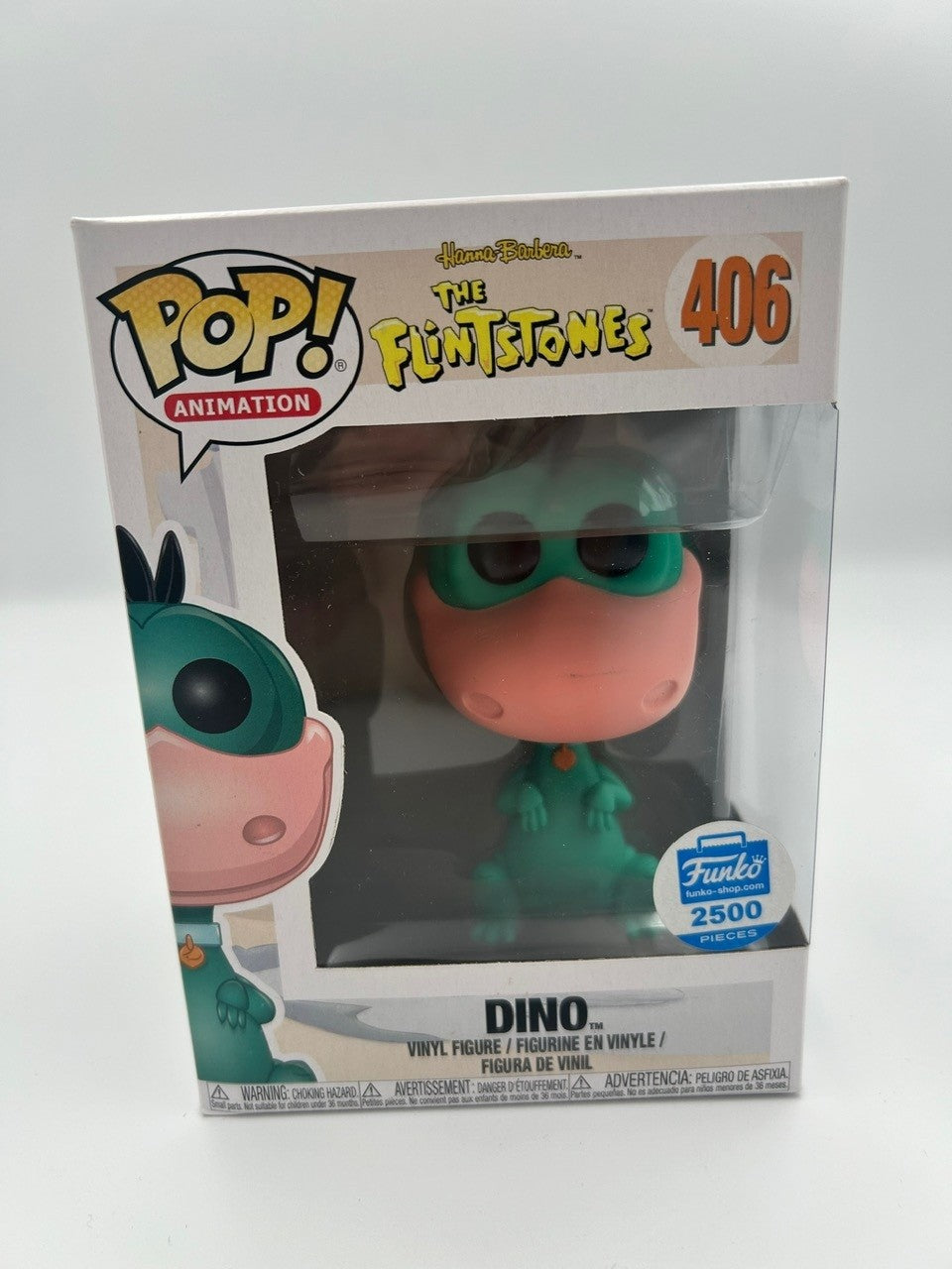 Dino (Green) - #406 - Funko Pop! - Animation - The Flintstones - Funko Exclusive