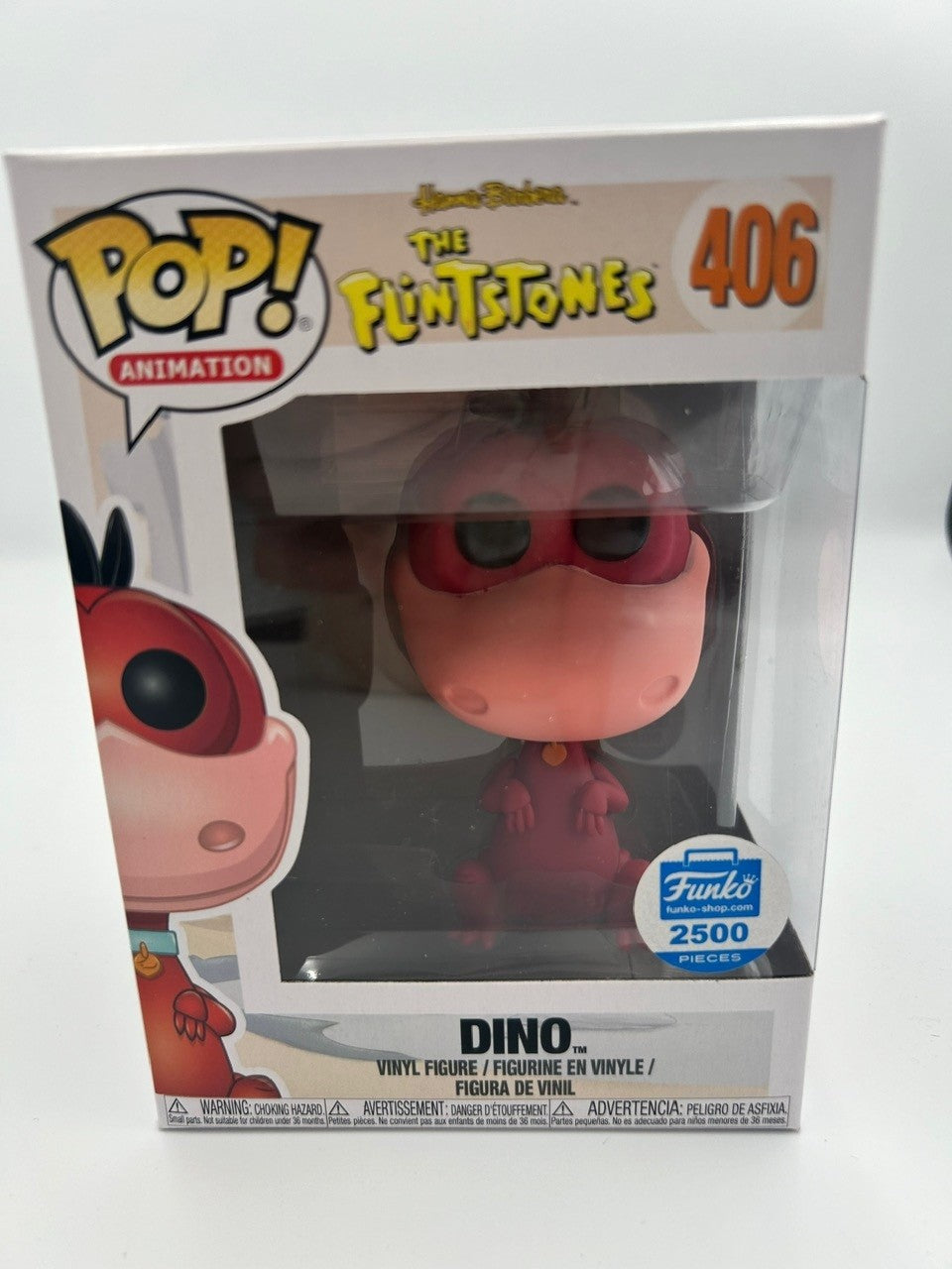 Dino (Red) - #406 - Funko Pop! - Animation - The Flintstones - Funko Exclusive