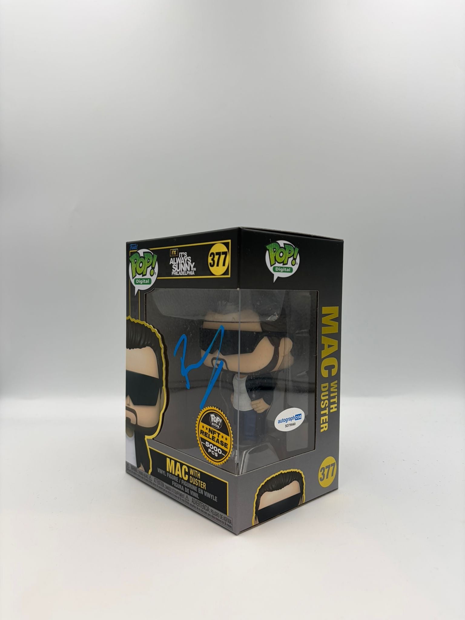Mac With Duster - #377 - Funko Pop! - digital - Its Always Sunny in Philadelphia  - Signed By Rob Mclehenny - Certified Pop
