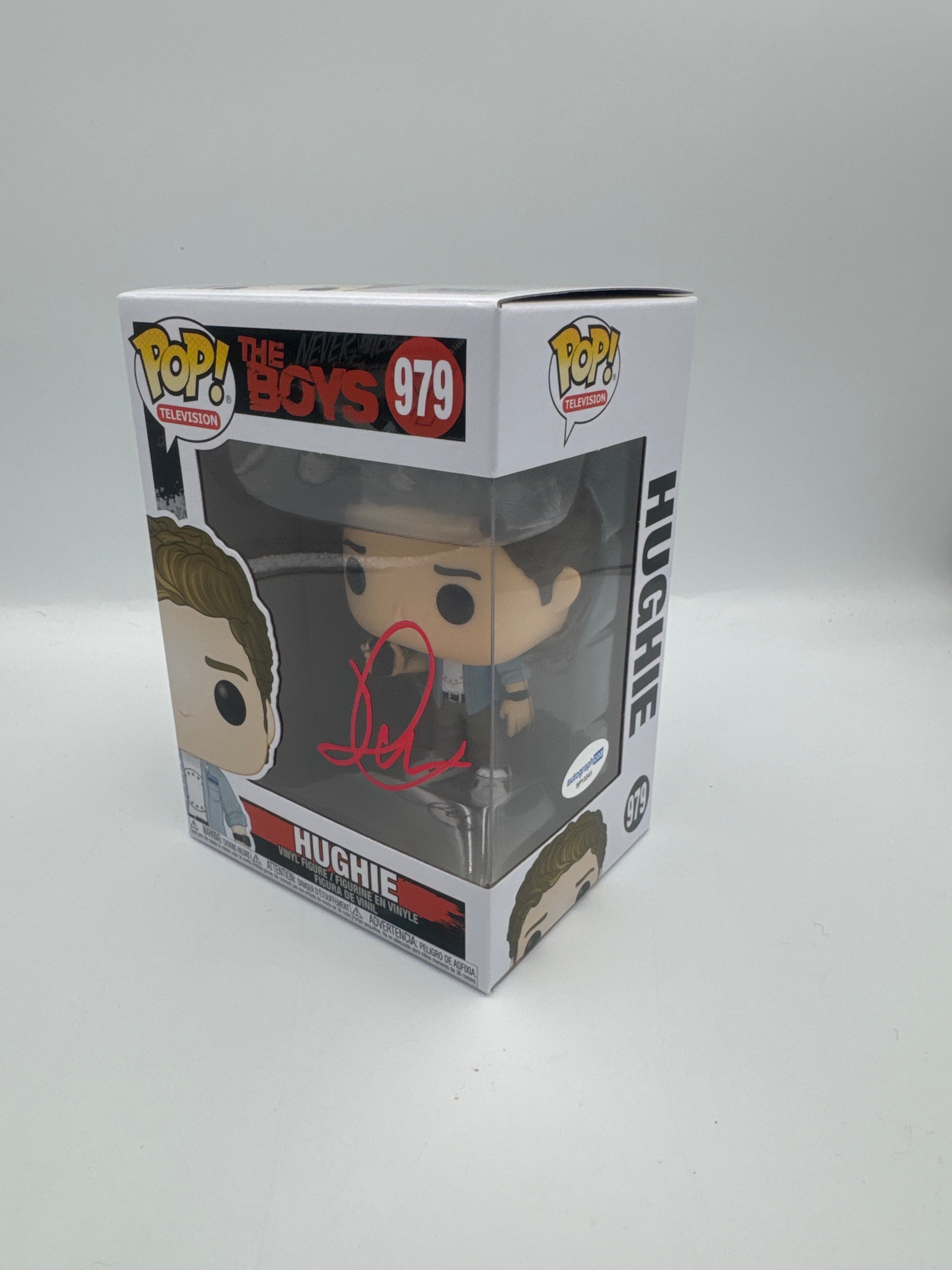 Hughie - #979 - Funko Pop! - The Boys - Signed By Jack Quaid - Certified Pop