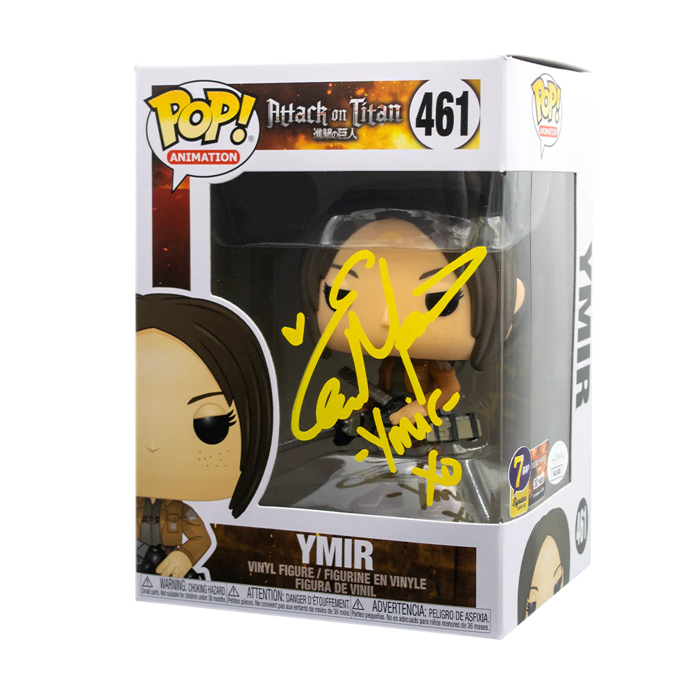 Ymir-  #461 - Animation - Attack of the Titan- Signed By Elizabeth Maxwell - 7BAP Certified Funko Pop!