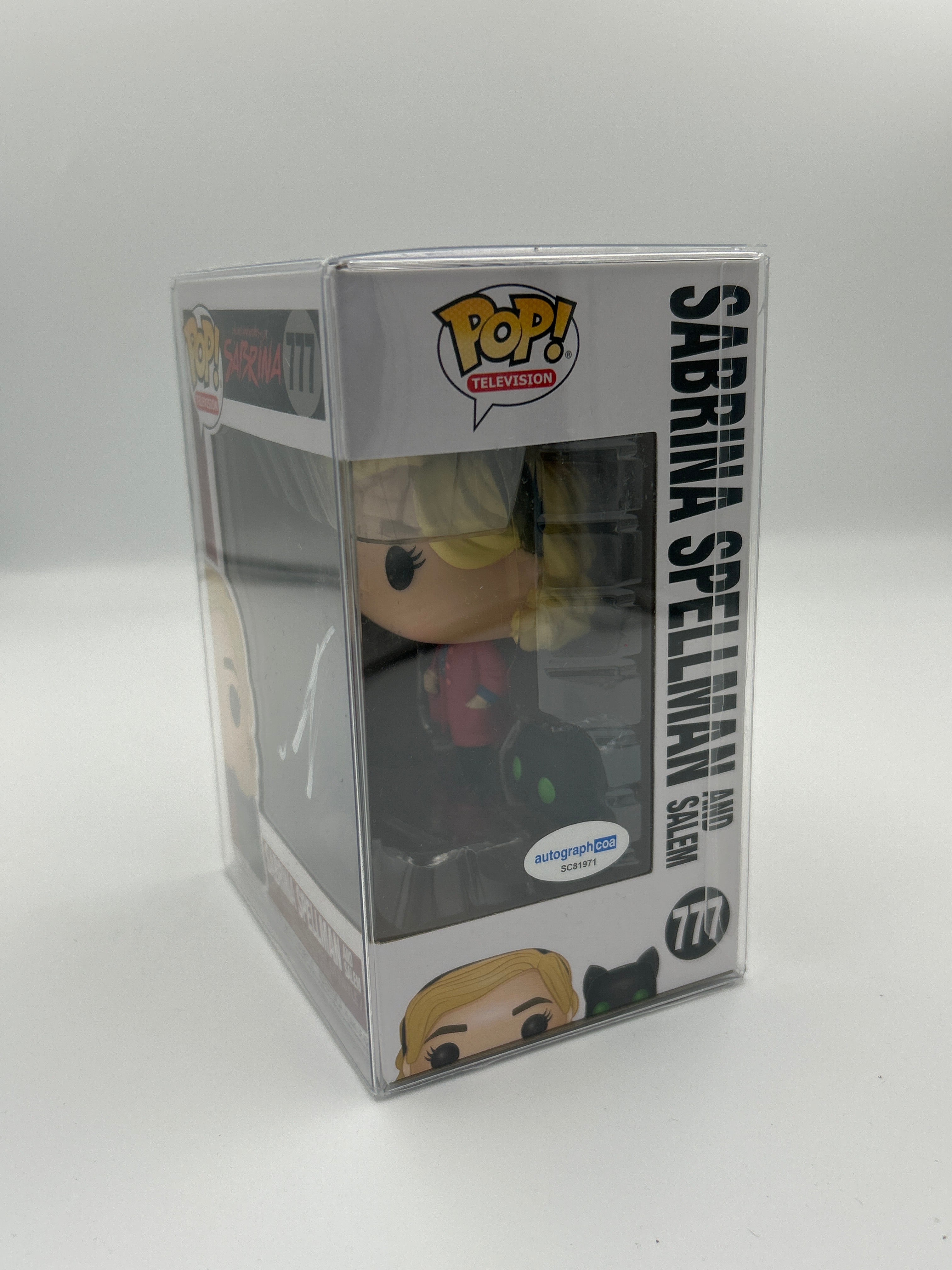 Sabrina Spellman And Salem - #777 - Funko Pop! - Television - Signed By Kiernan Shipka