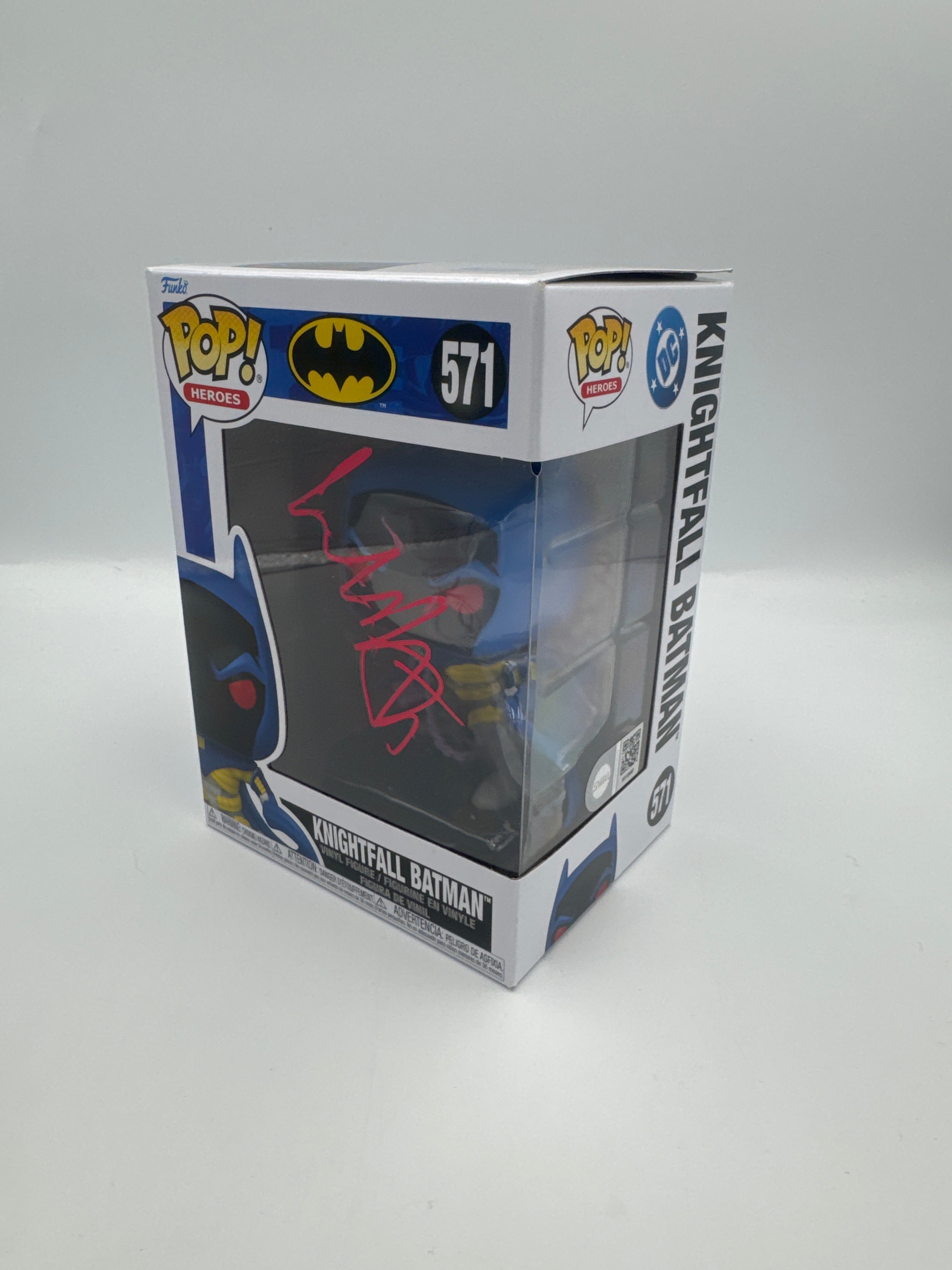 Knightfall Batman - #571 -  DC - Signed By Will Arnett - SWAU Certified Funko Pop!