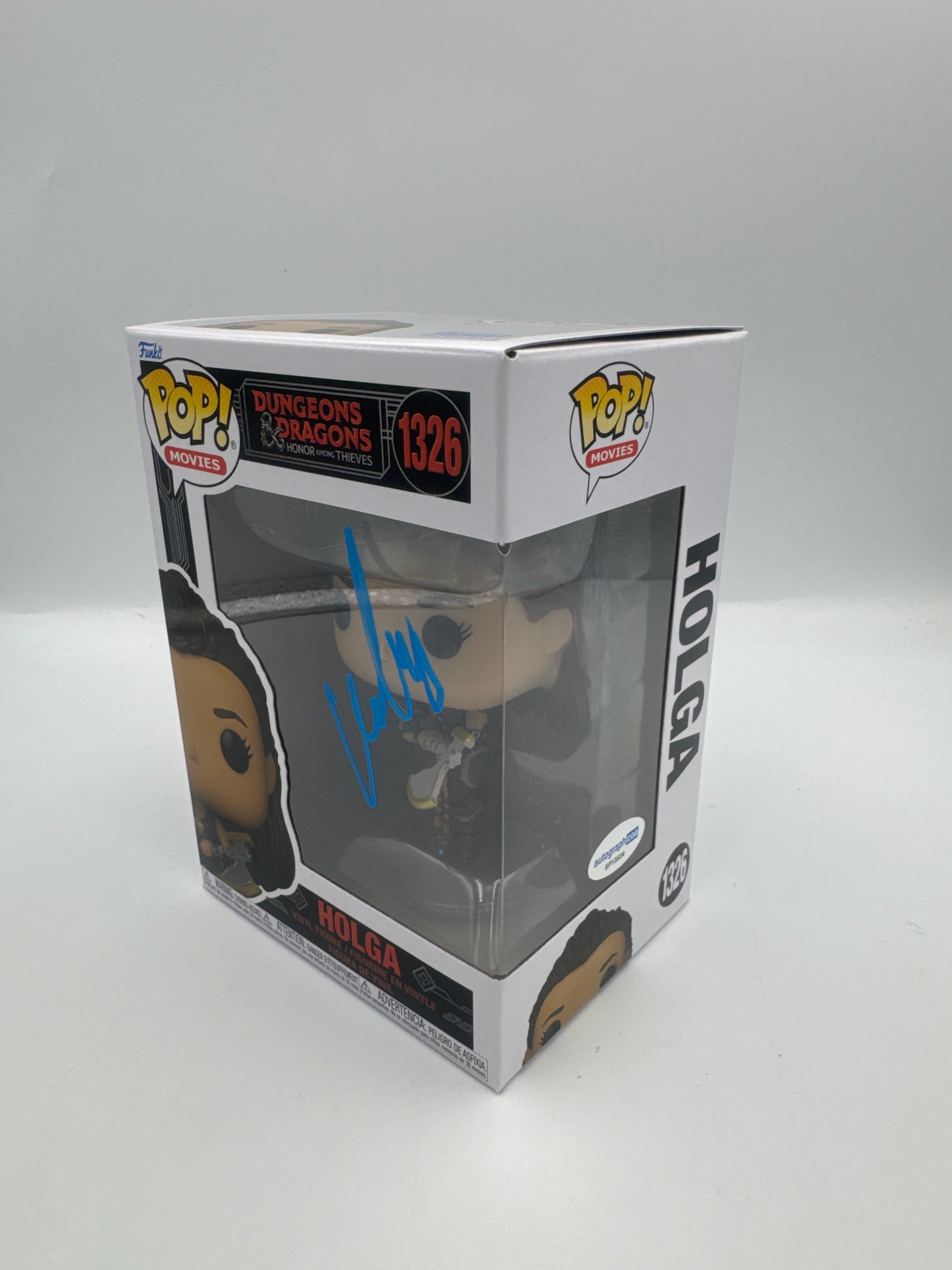 Holga - #1326 - Funko Pop! - Movies - Dungeons & Dragons - Signed By Michelle Rodriguez - Certified By Autographcoa