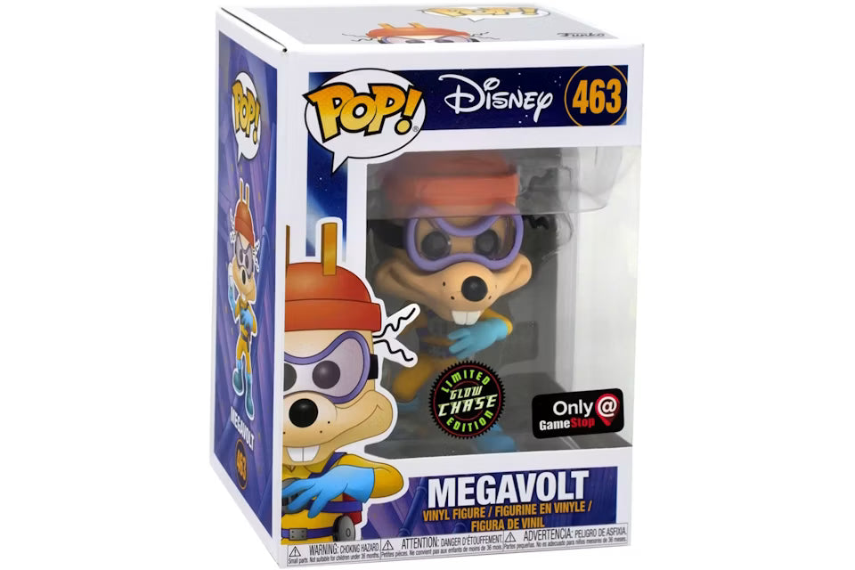 Megavolt - #463 - Funko Pop! - Disney - Gamestop Exclusive -  Glow Chase Exclusive