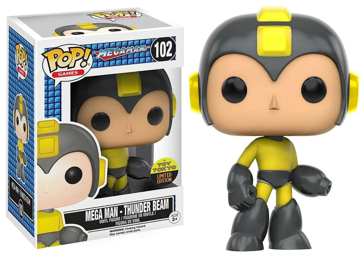 Mega Man Thunder Beam - #102 - Funko Pop! - Games - Toy Tokyo exclusive