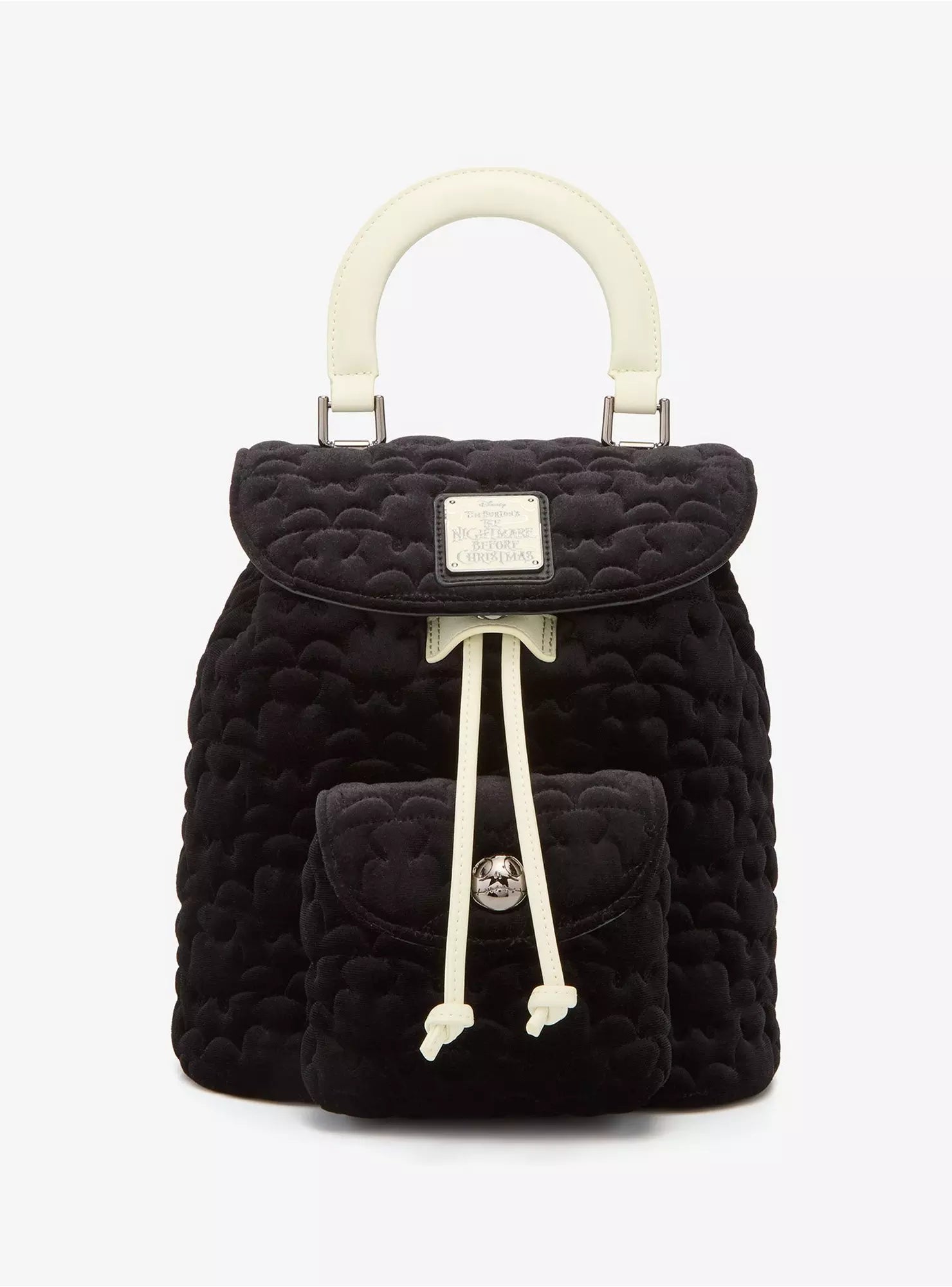 Disney The Nightmare Before Christmas Quilted Bat Mini Backpack (10th Anniversary Edition)  - Loungefly