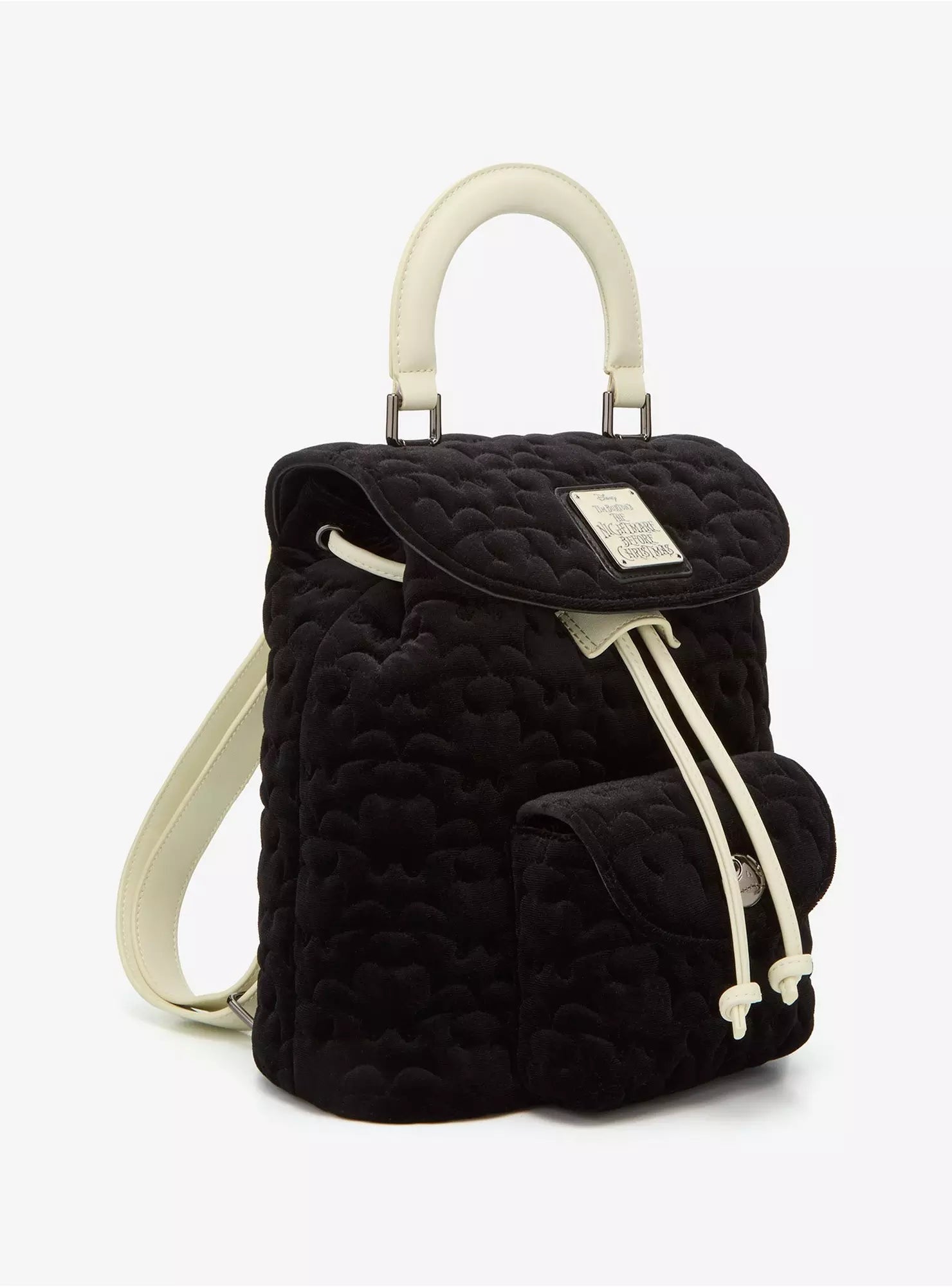 Disney The Nightmare Before Christmas Quilted Bat Mini Backpack (10th Anniversary Edition)  - Loungefly