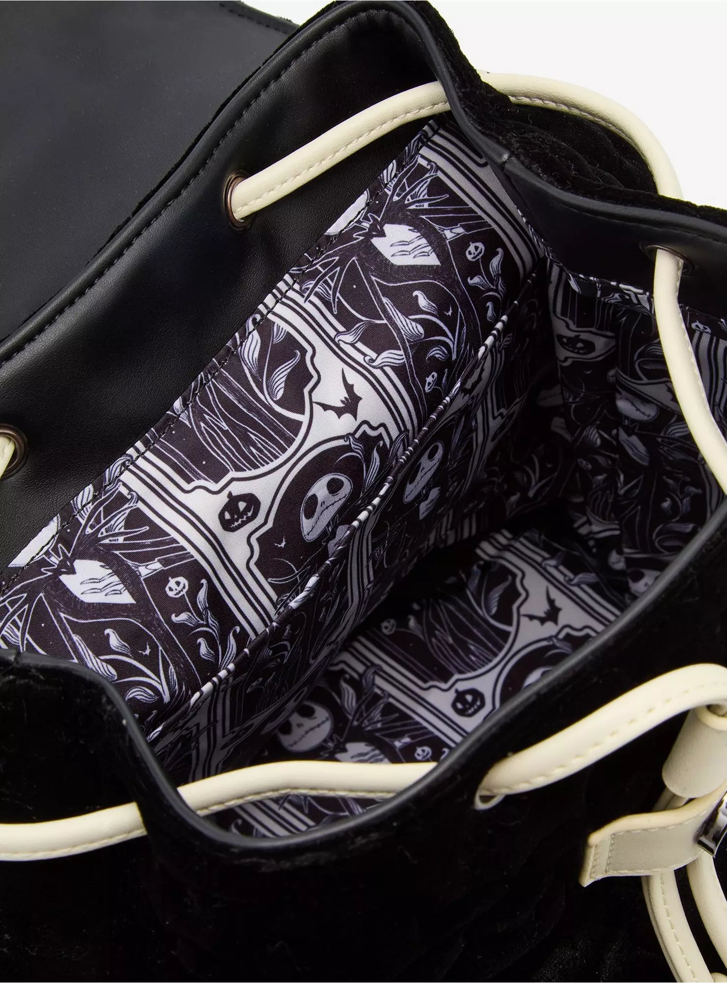 Disney The Nightmare Before Christmas Quilted Bat Mini Backpack (10th Anniversary Edition)  - Loungefly