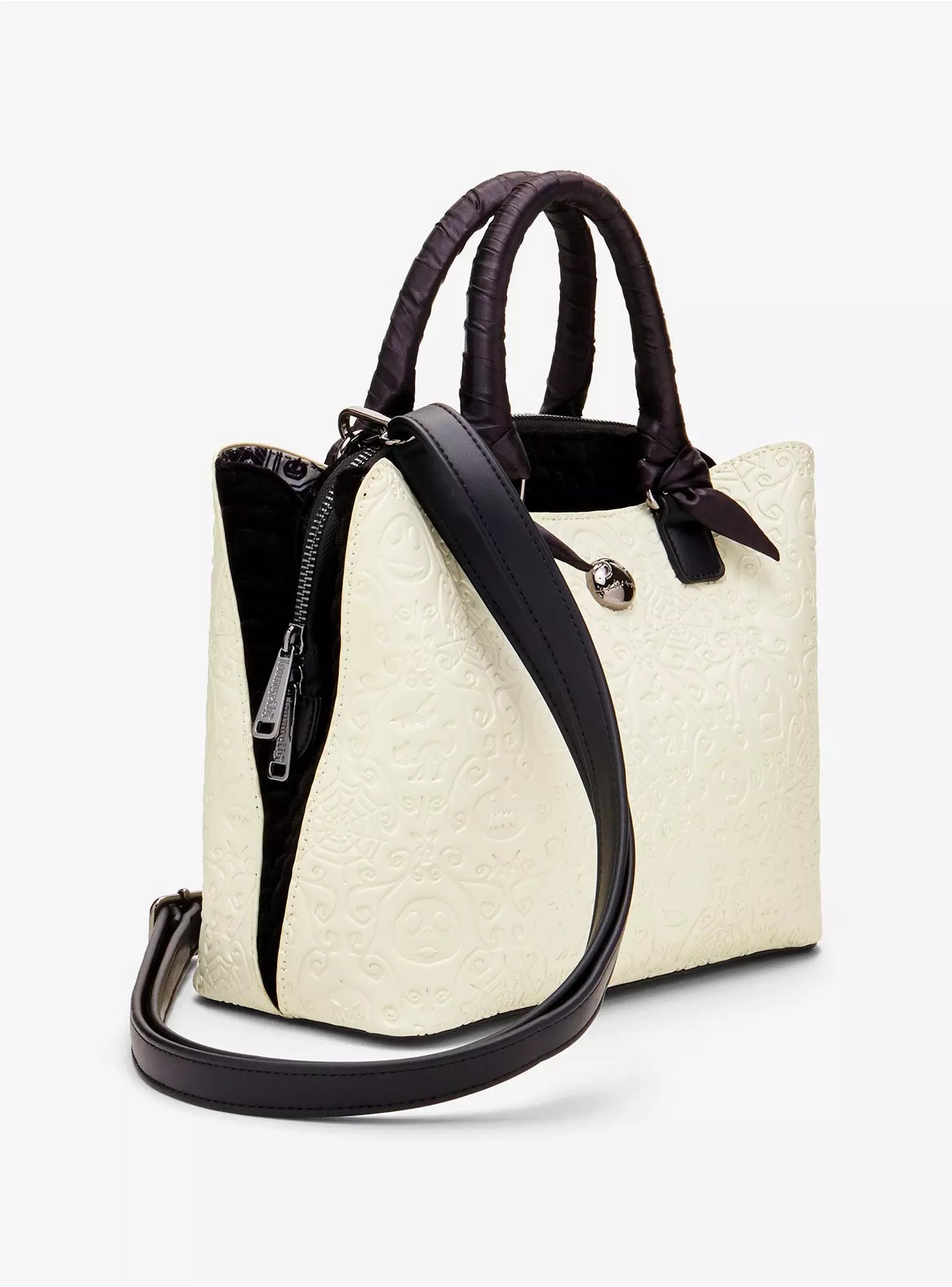 Disney The Nightmare Before Christmas Paisley Embossed Handbag (10th Anniversary Edition) - Loungefly