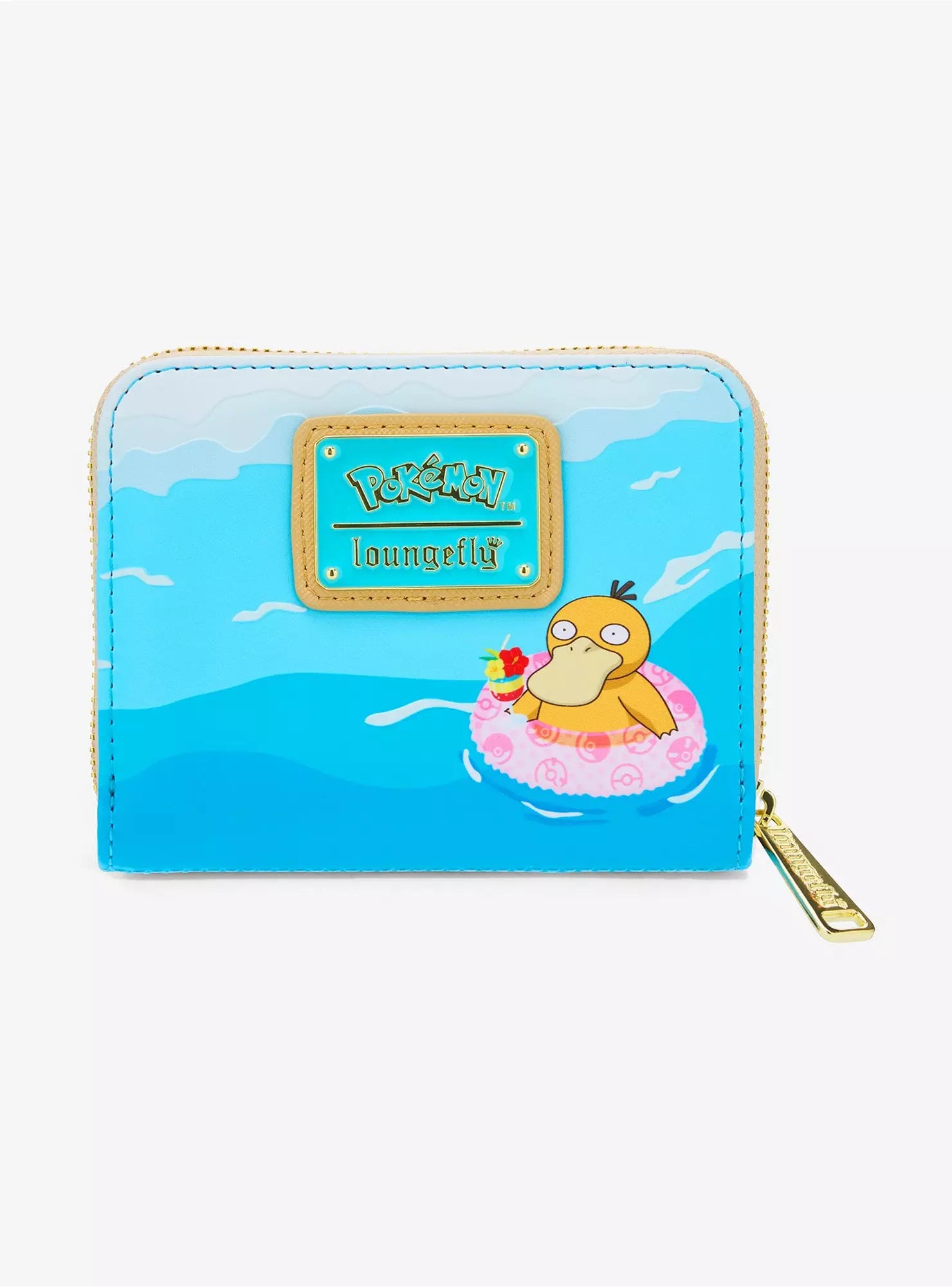Pokémon Beach Day Scene Small Zip Wallet - Loungefly