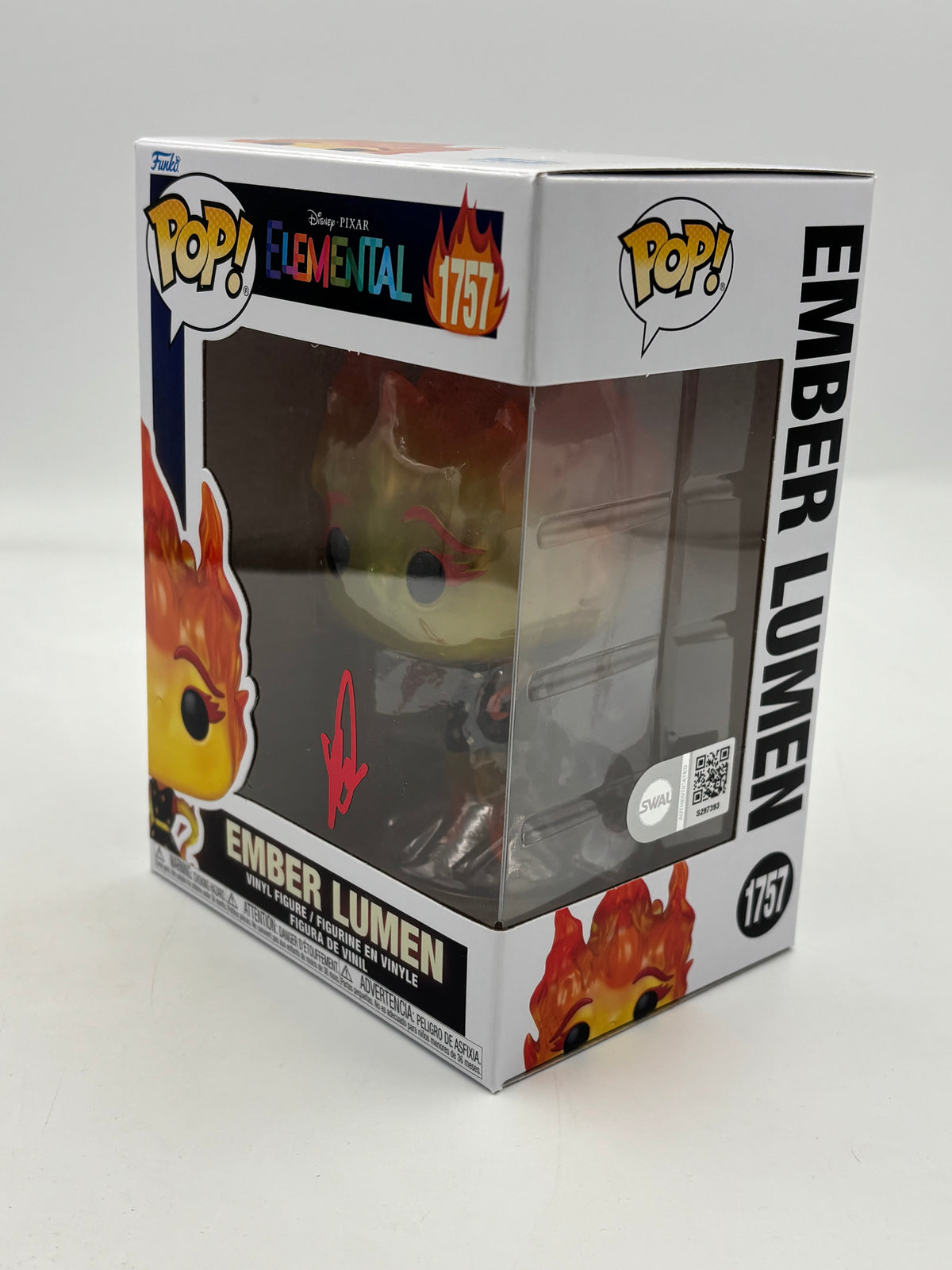 Ember Lumen - #1757 - Disney Elemental  - Funko Pop! - Signed By Leah Lewis - SWAU Certificated