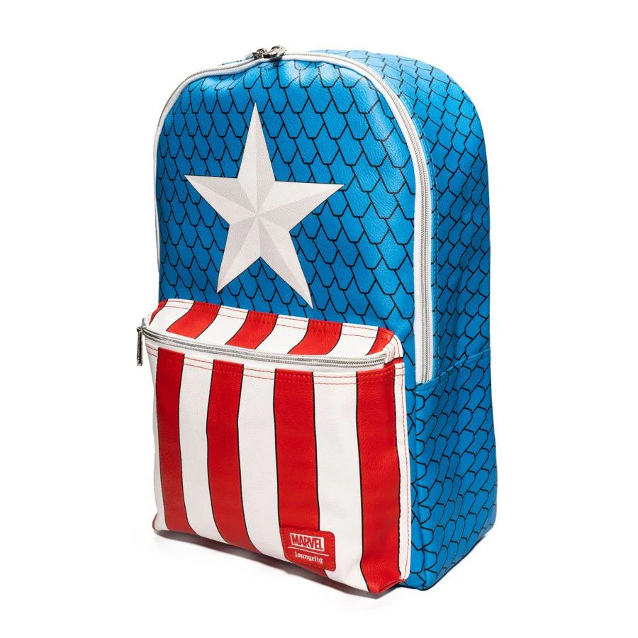 Marvel Captain America backpack with pin (45cm)- Marvel - Loungefly
