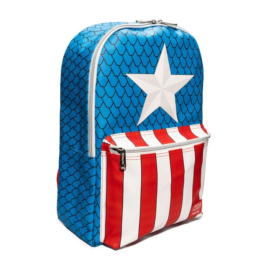 Marvel Captain America backpack with pin (45cm)- Marvel - Loungefly