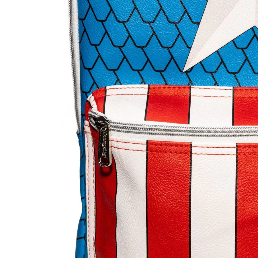 Marvel Captain America backpack with pin (45cm)- Marvel - Loungefly