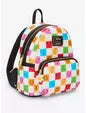Disney Mickey Mouse & Friends Floral Checkered backpack - Loungefly