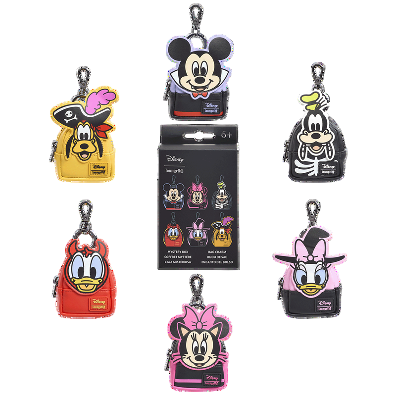 Mickey & Friends Halloween Mini Backpack Mystery Charms - Loungefly