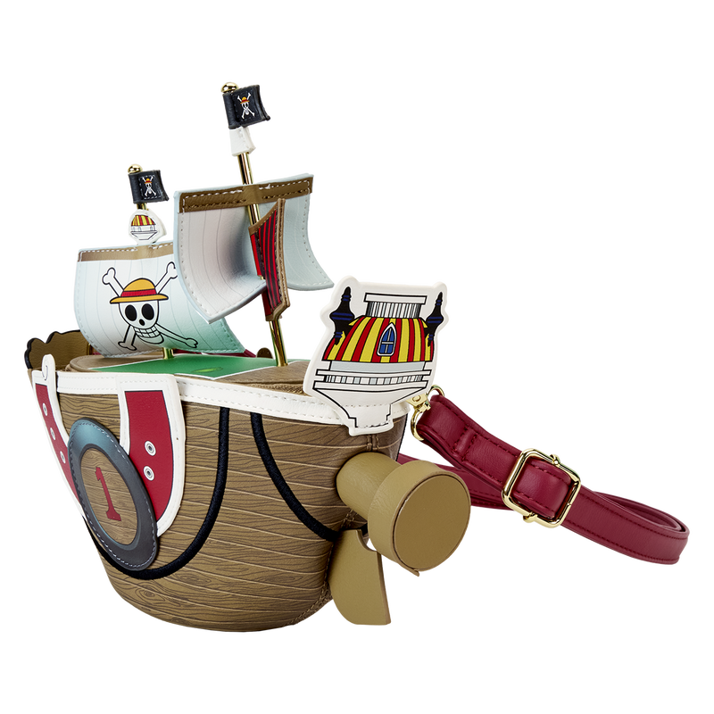 One Piece Thousand Sunny Ship Figural Crossbody Bag - Loungefly
