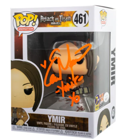 Ymir  - #461 - Funko Pop! - Attack on Titan - 7 BAP - 30 PCS - Signed POP! - Signed By Elizabeth Maxwell
