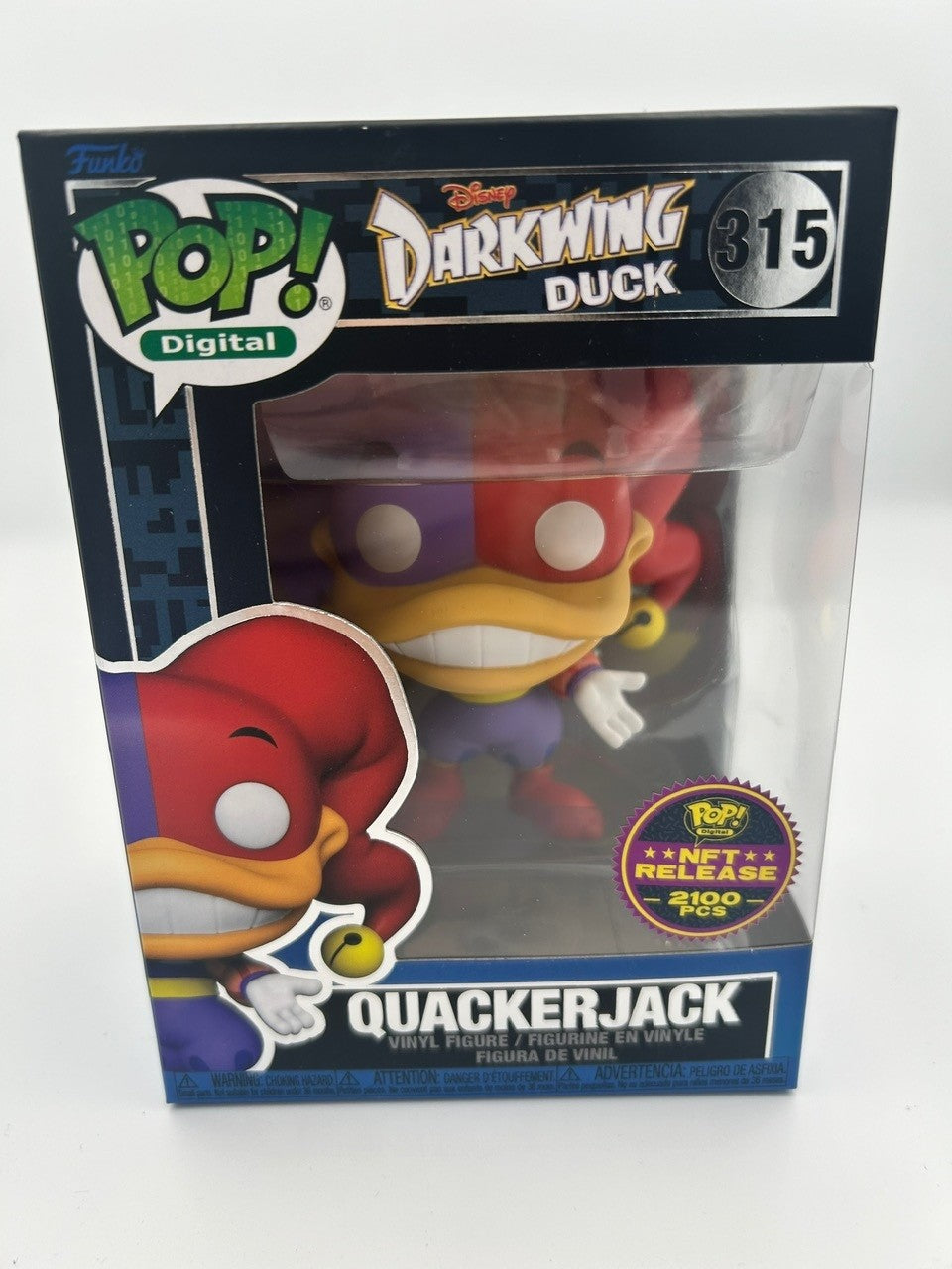 Quackerjack  - #315 - Funko Pop! -Digital - Darkwing Duck - Release  2100 Pcs