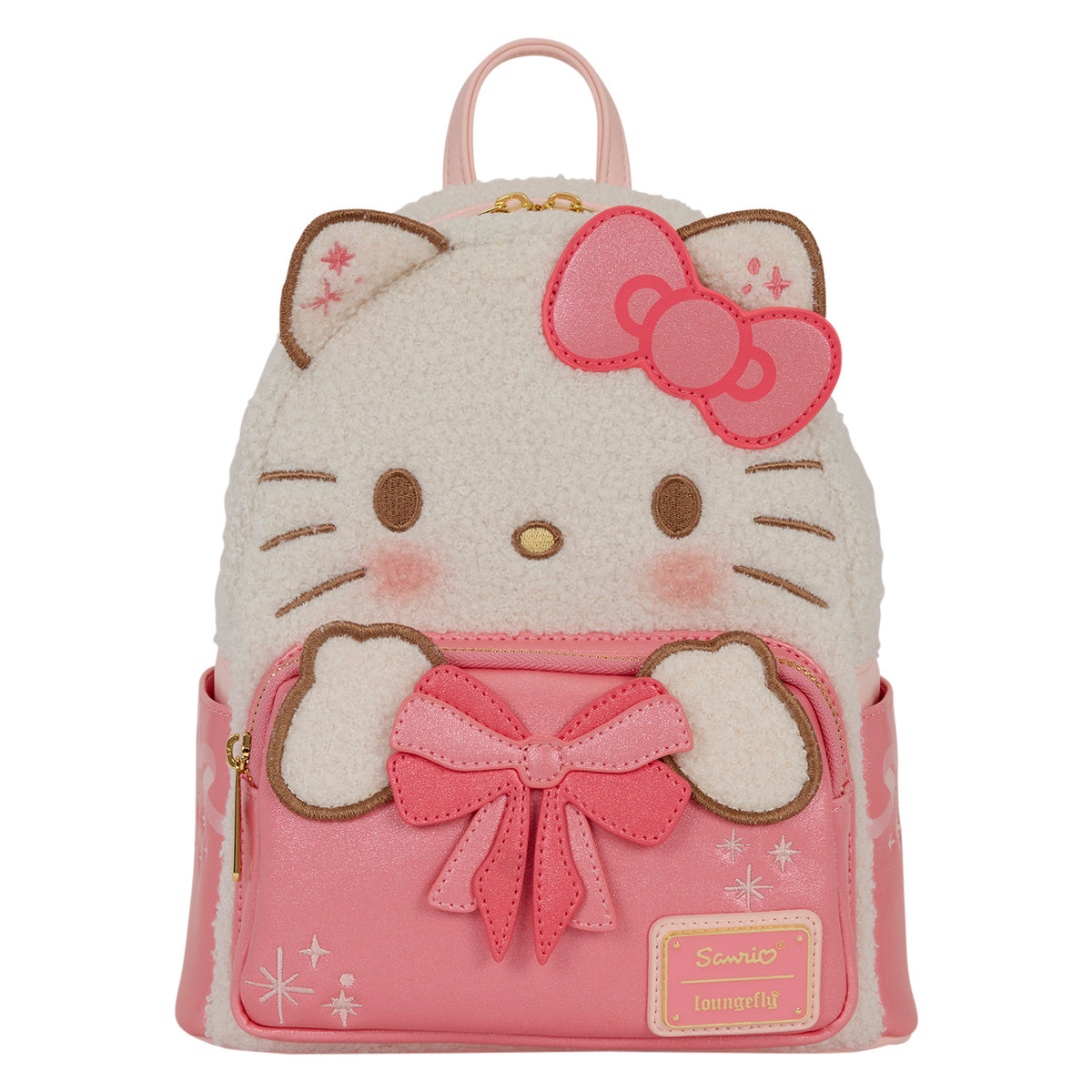 Sanrio Hello Kitty Holiday Plush & Glitter Cosplay Mini Backpack  - Loungefly