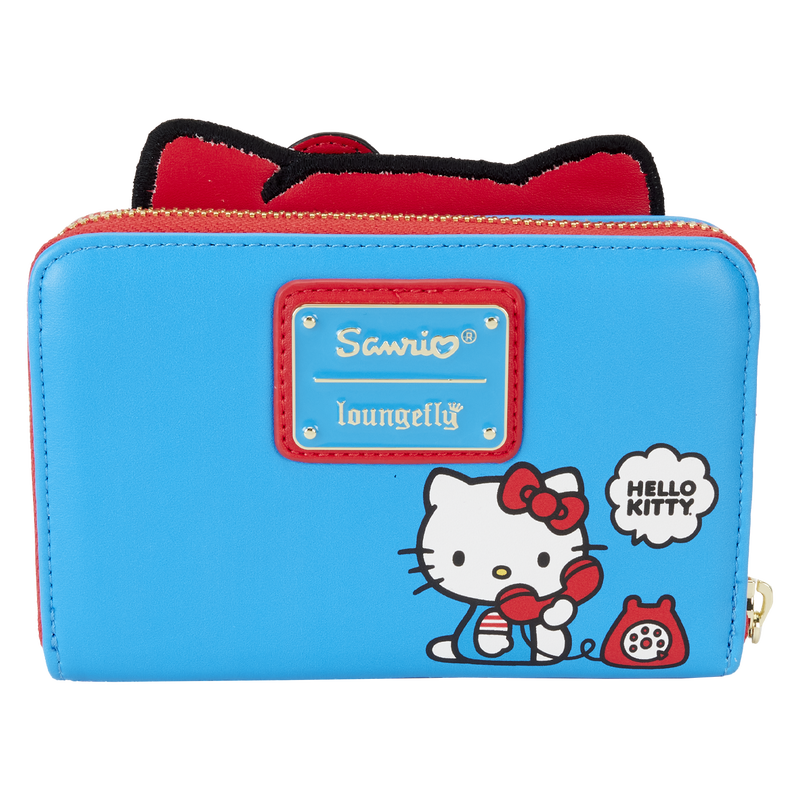 Sanrio Exclusive Hello Kitty 50th Anniversary Phone Sequin Cosplay Zip Around Wallet - Loungefly