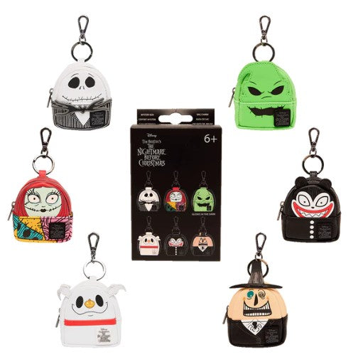 The Nightmare Before Christmas Mystery Box Mini Backpack Charms - Loungefly