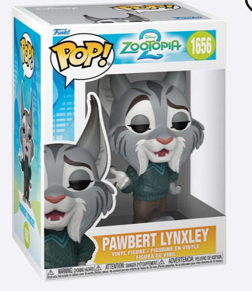 Pawbert Lynxley - #1656 - Funko Pop! - Disney - Zootopia 2