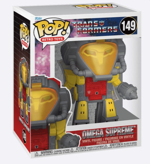 Omega Supreme - #149- Funko Pop! - Retro Toys - Transformers - Jumbo