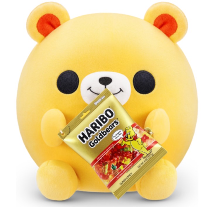 Snackles Medium Gold Bear Series 1 Plush