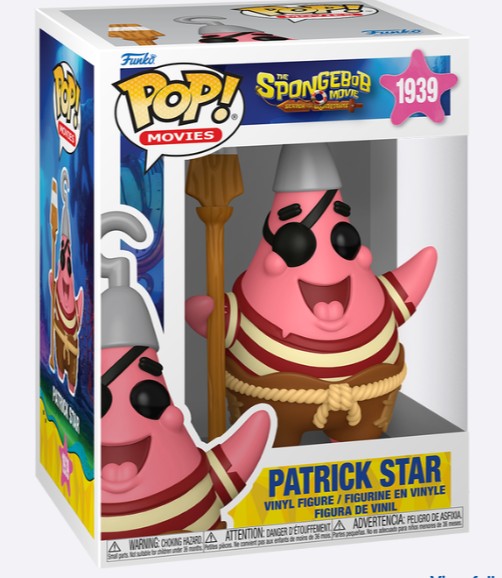 Patrick Star - #1939 - Funko Pop! - Movies - The Spongebob Movie