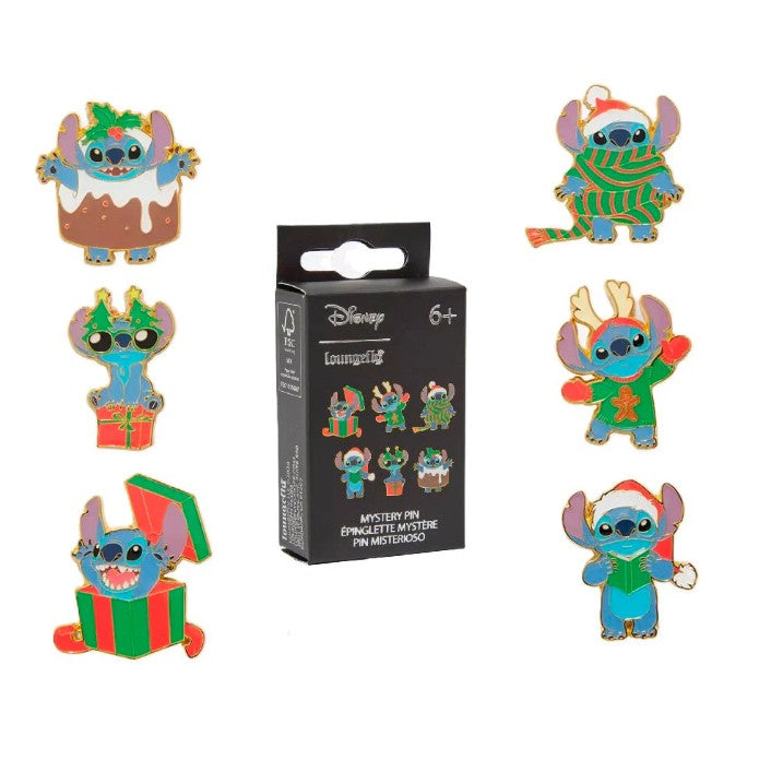 Disney Stitch Holiday Mystery Pins - Loungefly
