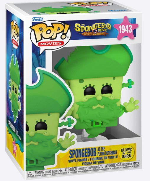 SpongeBob as the Flying Dutchman (Glow) - #1943 - Funko Pop! - Movies - Spongebob Squarepants