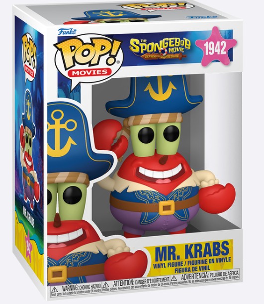 Mr. Krabs (Pirate) - #1942 - Funko Pop! - Movies - Spongebob Squarepants