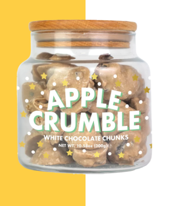 White Chocolate Apple Pie Clusters Chocolate Jar -  Treat Kitchen