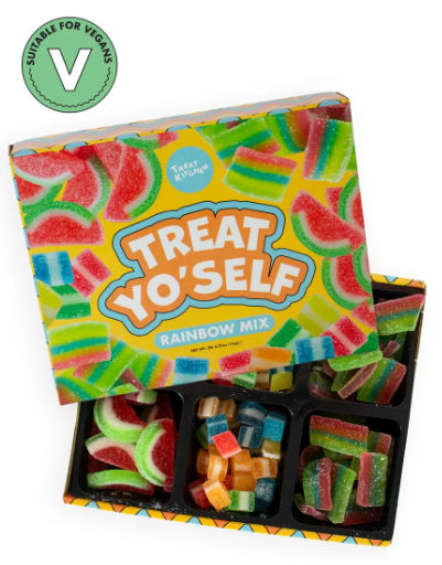 Treat Yo'Self Fizzy Vegan Sweets 1kg Gift Box -  Treat Kitchen