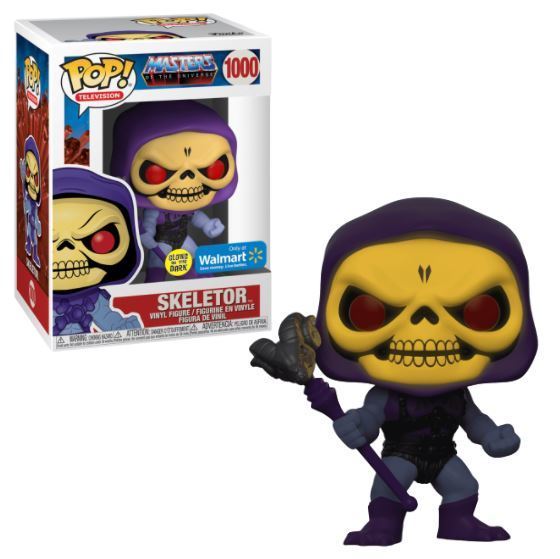 Skeletor - #1000 - Funko Pop! -  Animation - Masters of the Universe - GITD - Walmart Exclusive