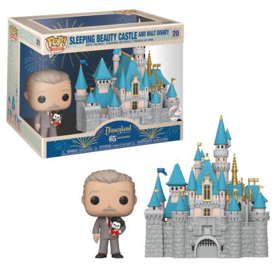 Sleeping Beauty Castle and Walt Disney - 65th Disneyland - #20- Funko Pop! - Disney - Sleeping Beauty - Disneyland Exclusive
