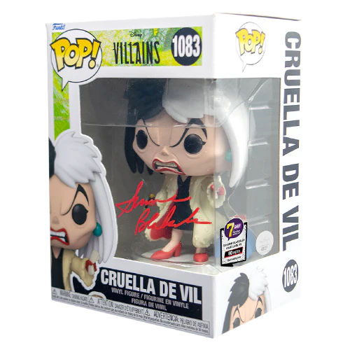 Cruella de Vil - #1083 - Funko Pop! - Villains - Signed By Susanne Blakeslee - 7BAP 60 PCS