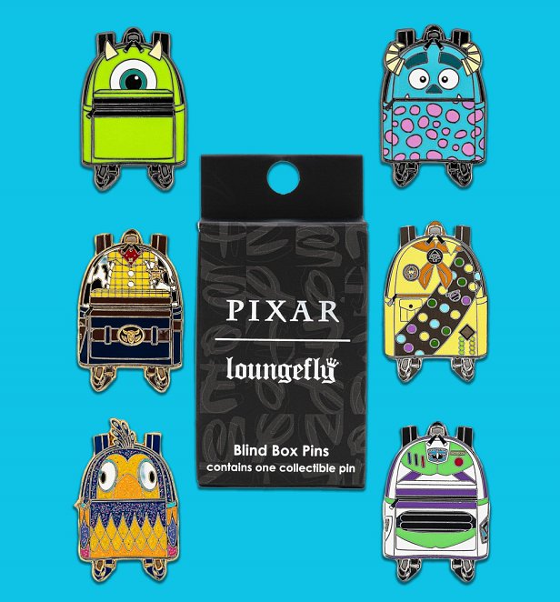 Disney Pixar Characters Mystery Box Pin  - Loungefly - Pins