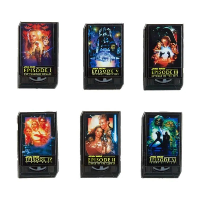 Star Wars Films VHS Cassette Blind Box Mystery Pin - Loungefly - Pins