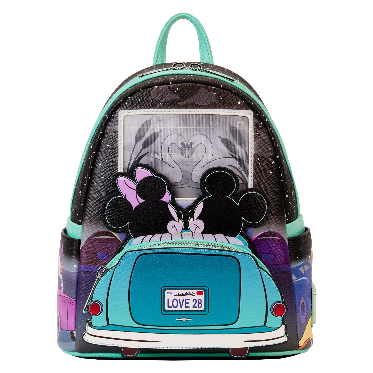 Mickey and Minnie Date Night Drive-in Diner Mini Backpack - Disney - Loungefly Backpack