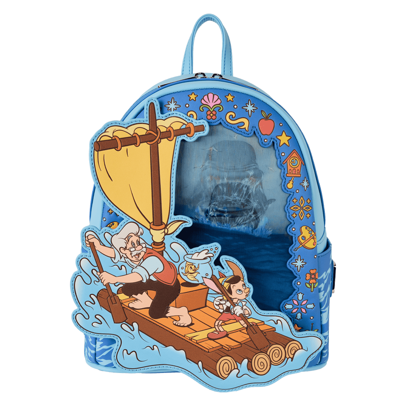 Pinocchio Exclusive Raft Monstro Lenticular Mini Backpack - Loungefly