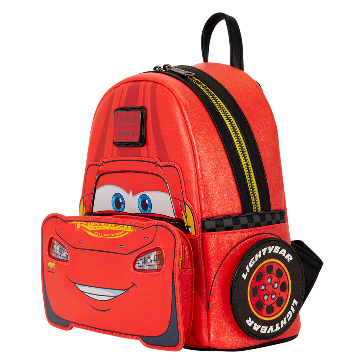 Disney Pixar Cars 20th Anniversary Lightning McQueen Metallic Light-Up Mini Backpack - Loungefly - 4th Sept 2026